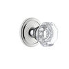 Circulaire Rosette with Chambord Crystal Knob in Bright Chrome