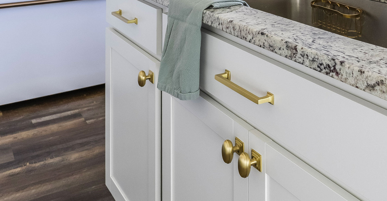 The Golden Touch: Elevating a Kitchen with Satin Brass Cabinet Hardware