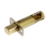 Deadbolt Latch with Brass Tongue in Polished Brass