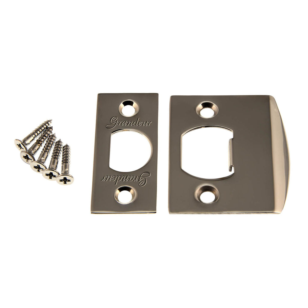 Square Latch Kit in Polished Nickel