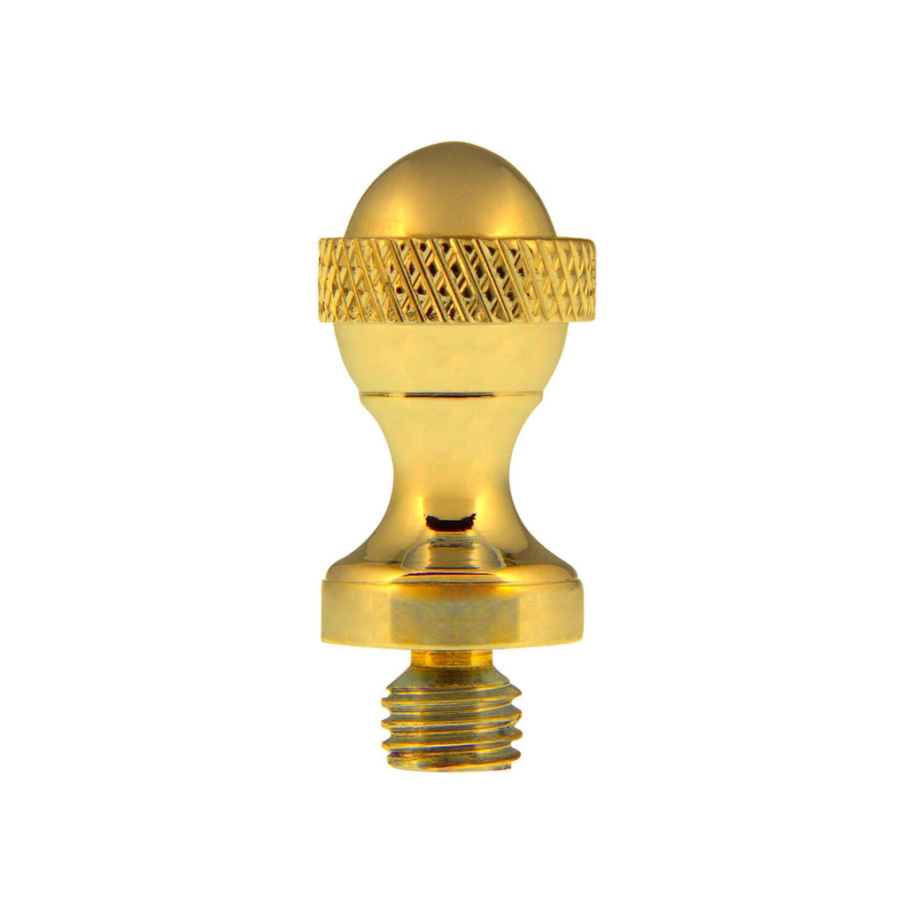 2.2mm Acorn Finial in Unlacquered Brass