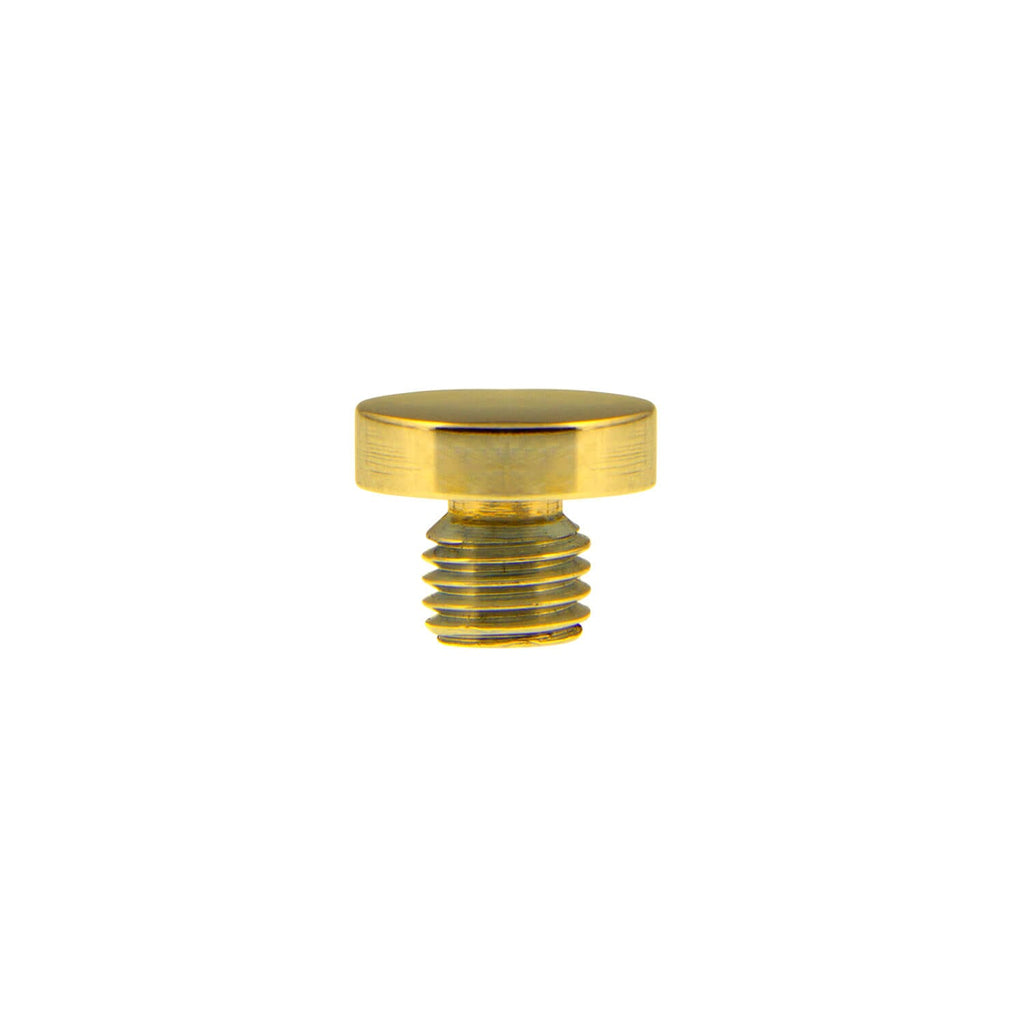 2.2mm Button Finial in Polished Brass