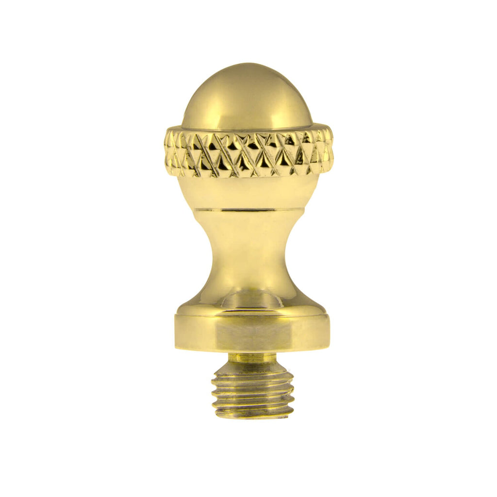 3.3mm Acorn Finial in Polished Brass