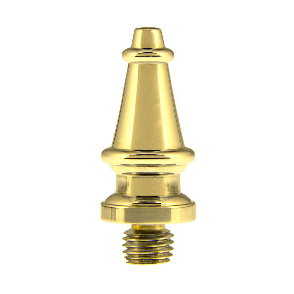 3.3mm Steeple Finial in Unlacquered Brass