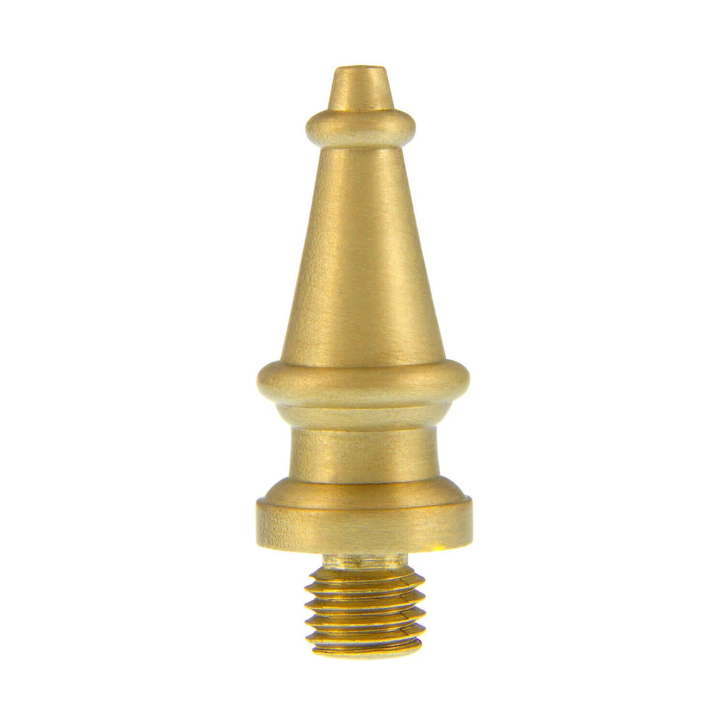 2.2mm Steeple Finial in Satin Brass