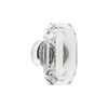 Baguette Clear Crystal 1-3/4" Cabinet Knob in Bright Chrome