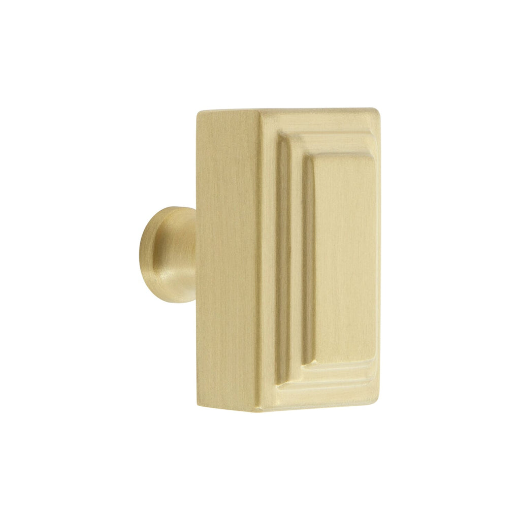 Carré 1-3/4” Cabinet Knob in Satin Brass