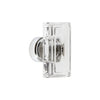 Carré Crystal 1-3/4” Cabinet Knob in Bright Chrome