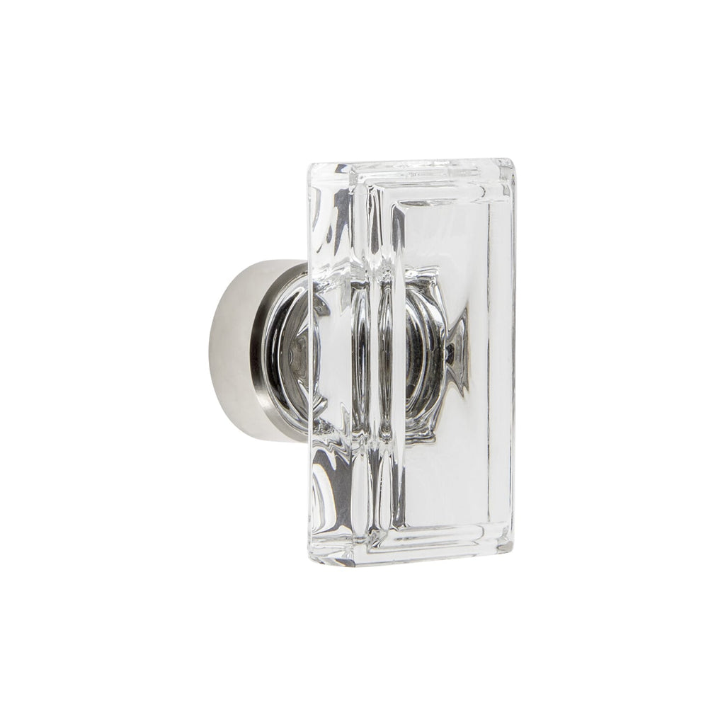 Carré Crystal 1-3/4” Cabinet Knob in Polished Nickel