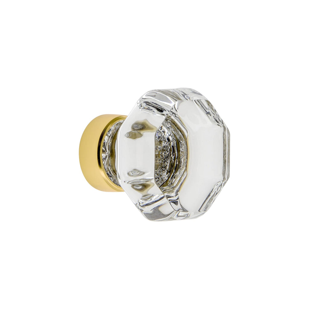 Chambord Crystal 1-3/8" Cabinet Knob in Polished Brass