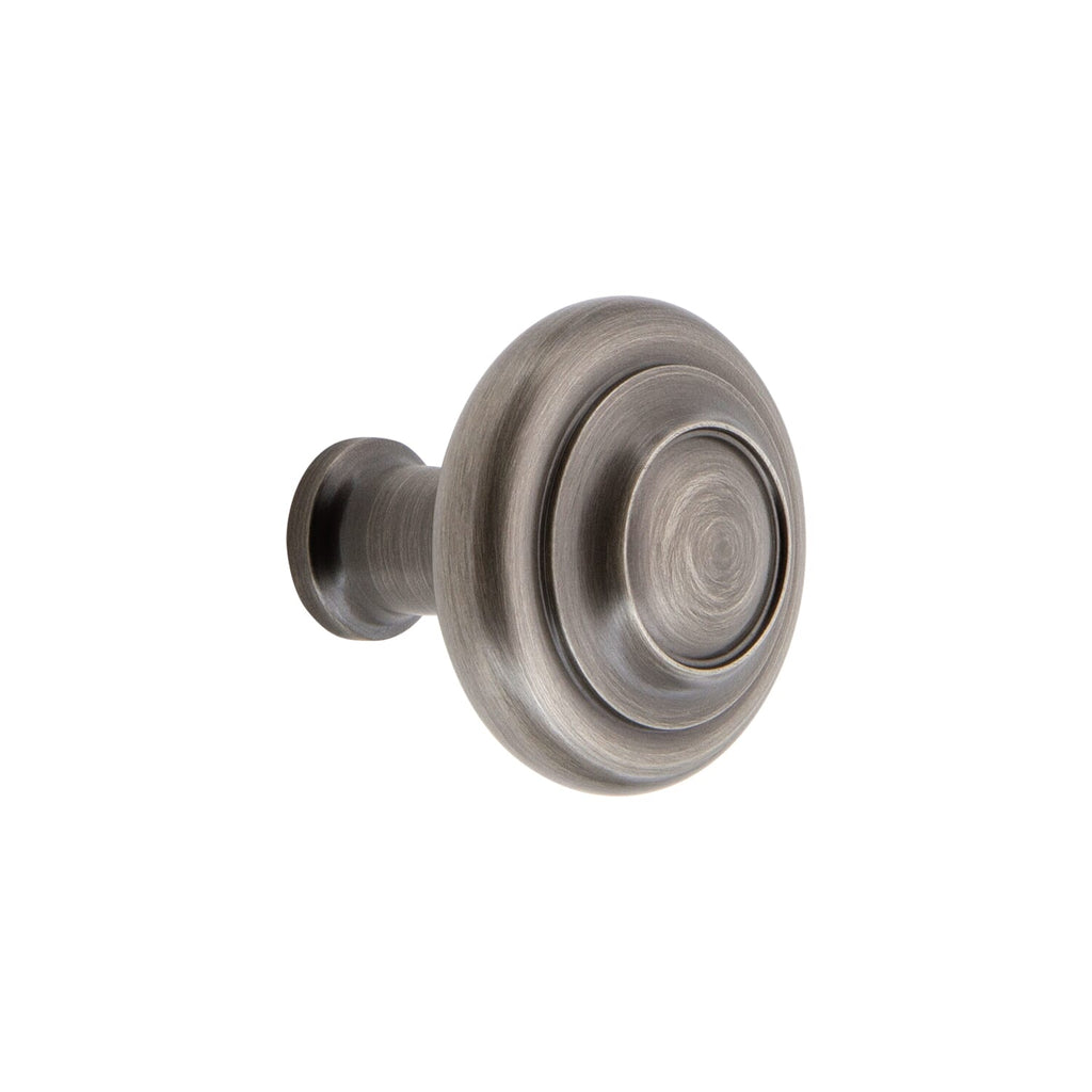 Circulaire 1-3/8” Cabinet Knob in Antique Pewter