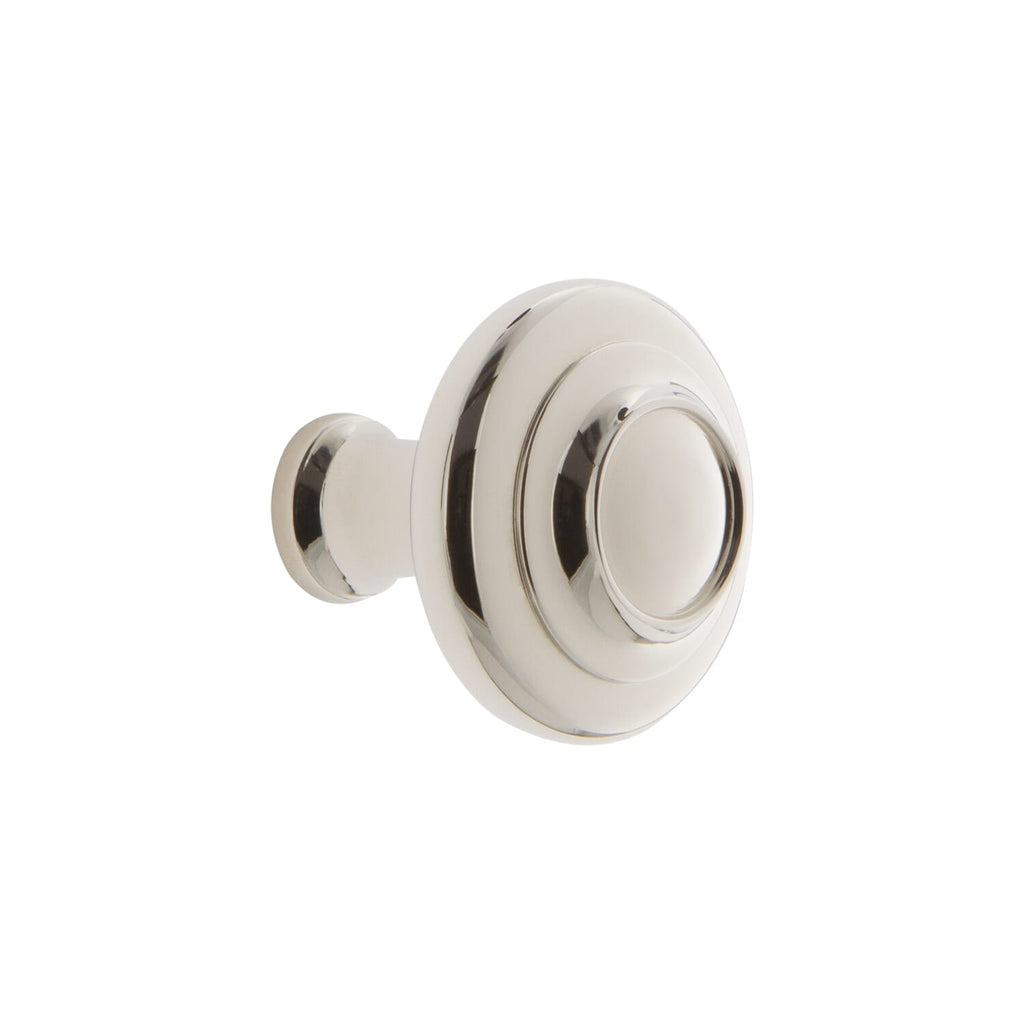 Circulaire 1-3/8” Cabinet Knob in Polished Nickel