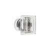 Carré Crystal 1-1/4” Square Cabinet Knob in Bright Chrome