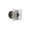 Carré Crystal 1-1/4” Square Cabinet Knob in Timeless Bronze