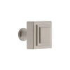 Carré 1-1/4” Square Cabinet Knob in Satin Nickel