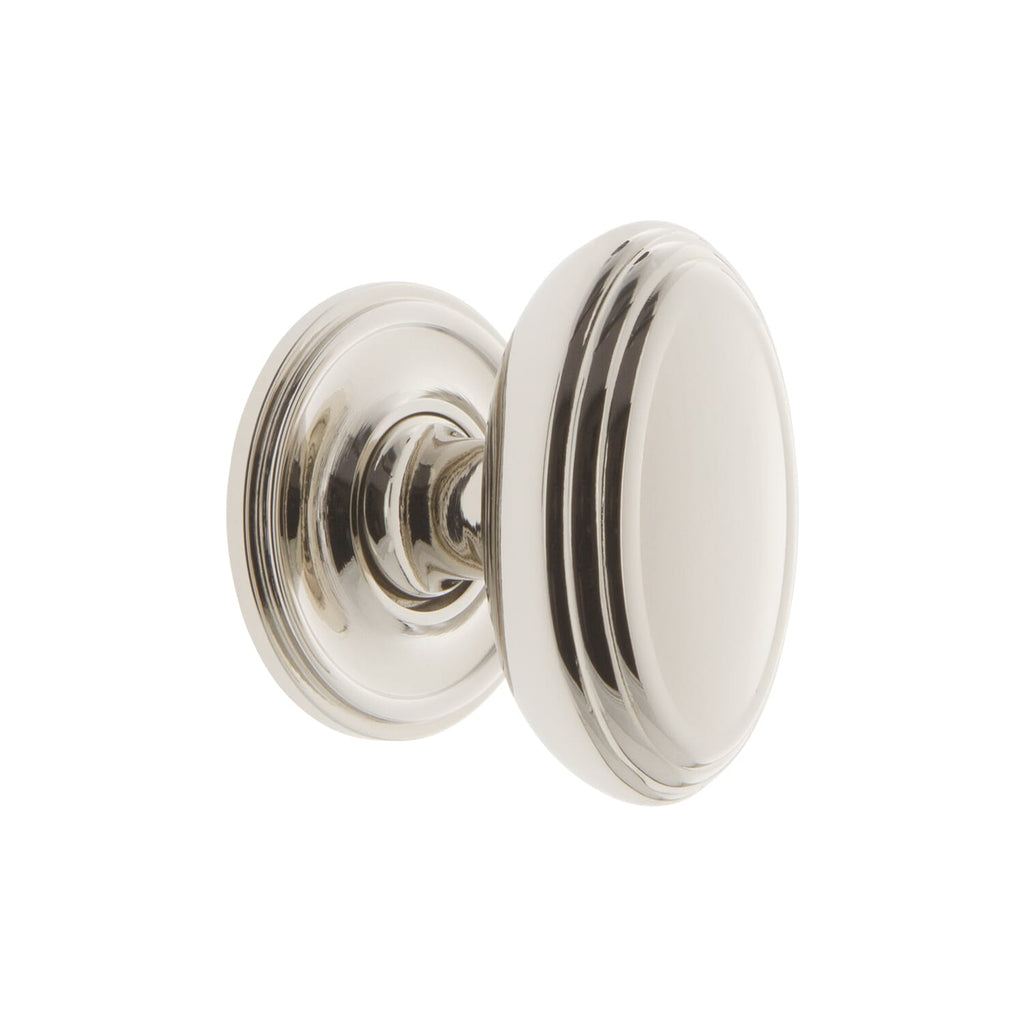 Anneau 1-3/4" Cabinet Knob with Georgetown Rosette in Polished Nickel