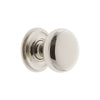 Fifth Avenue 1-3/8” Cabinet Knob with Georgetown Rosette in Polished Nickel
