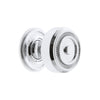 Soleil 1-3/8" Cabinet Knob with Georgetown Rosette in Bright Chrome