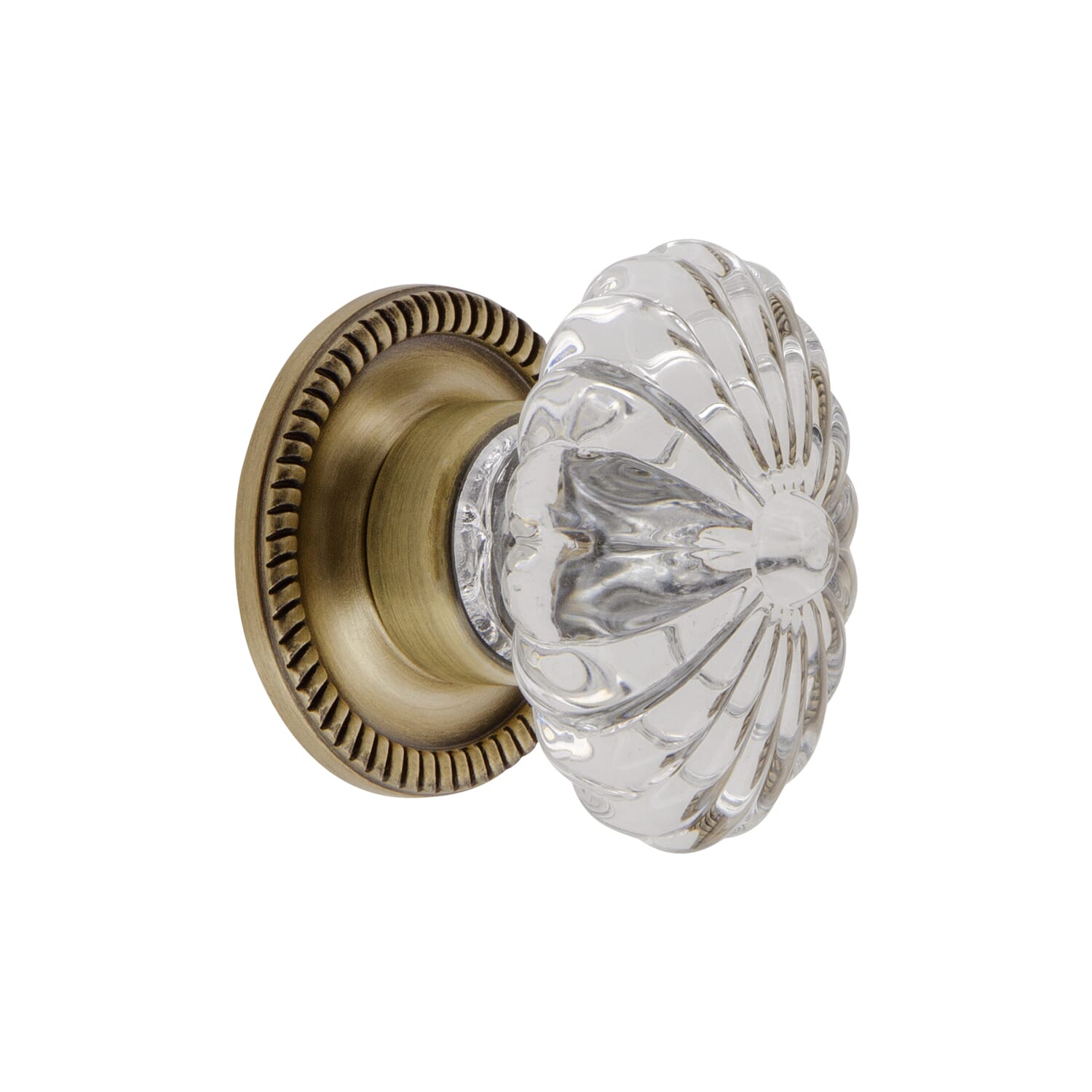 Burgundy Cabinet Knob Finish: Vintage Brass Grandeur Burgundy Cabinet Knob Finish: Vintage Brass Grandeur