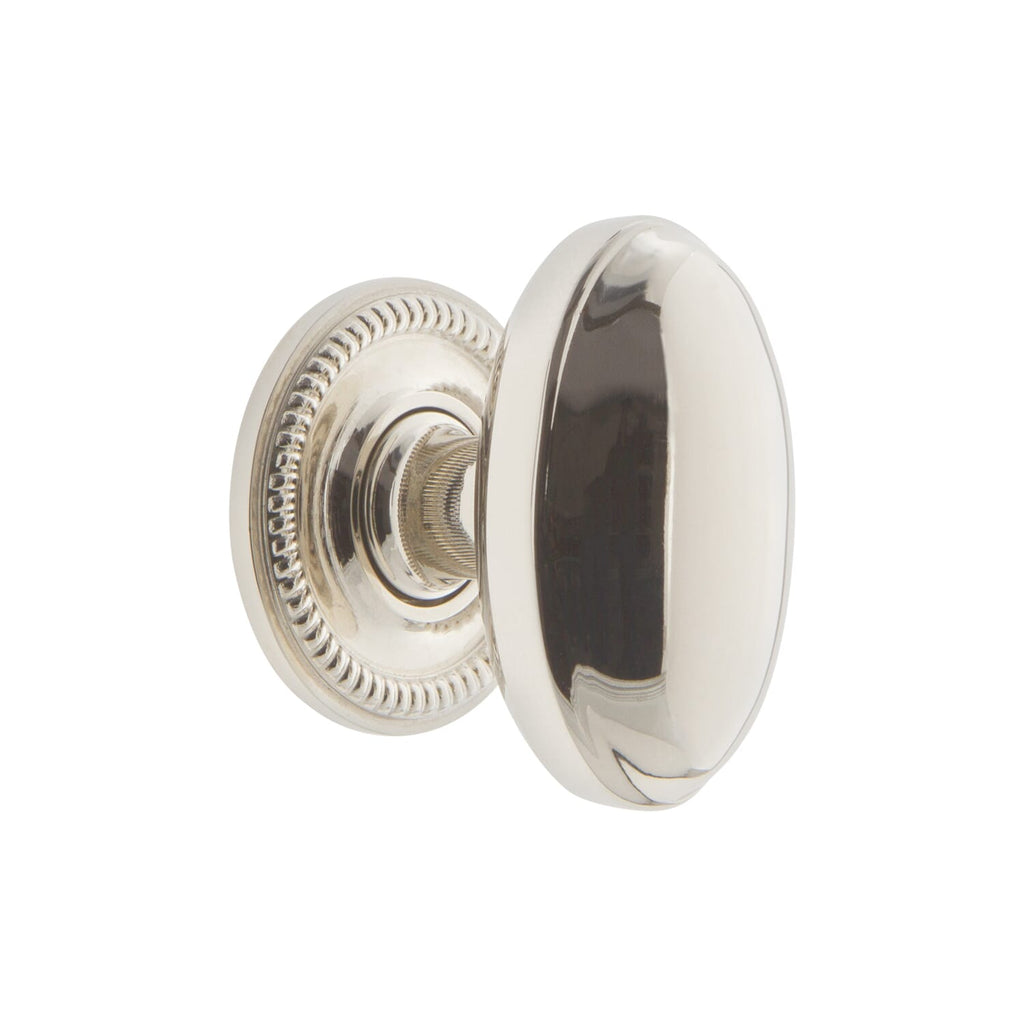 Eden Prairie 1-3/4” Cabinet Knob with Newport Rosette in Polished Nickel