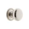 Fifth Avenue 1-3/8” Cabinet Knob with Newport Rosette in Polished Nickel