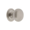Fifth Avenue 1-3/8” Cabinet Knob with Newport Rosette in Satin Nickel
