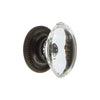 Provence Crystal 1-3/4" Cabinet Knob with Newport Rosette in Timeless Bronze