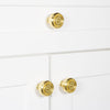 Soleil 1-3/8” Cabinet Knob in Polished Brass