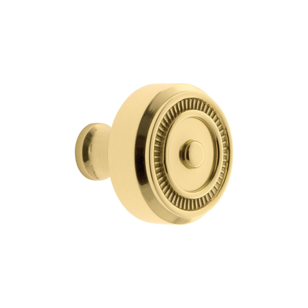 Soleil 1-3/8” Cabinet Knob in Polished Brass