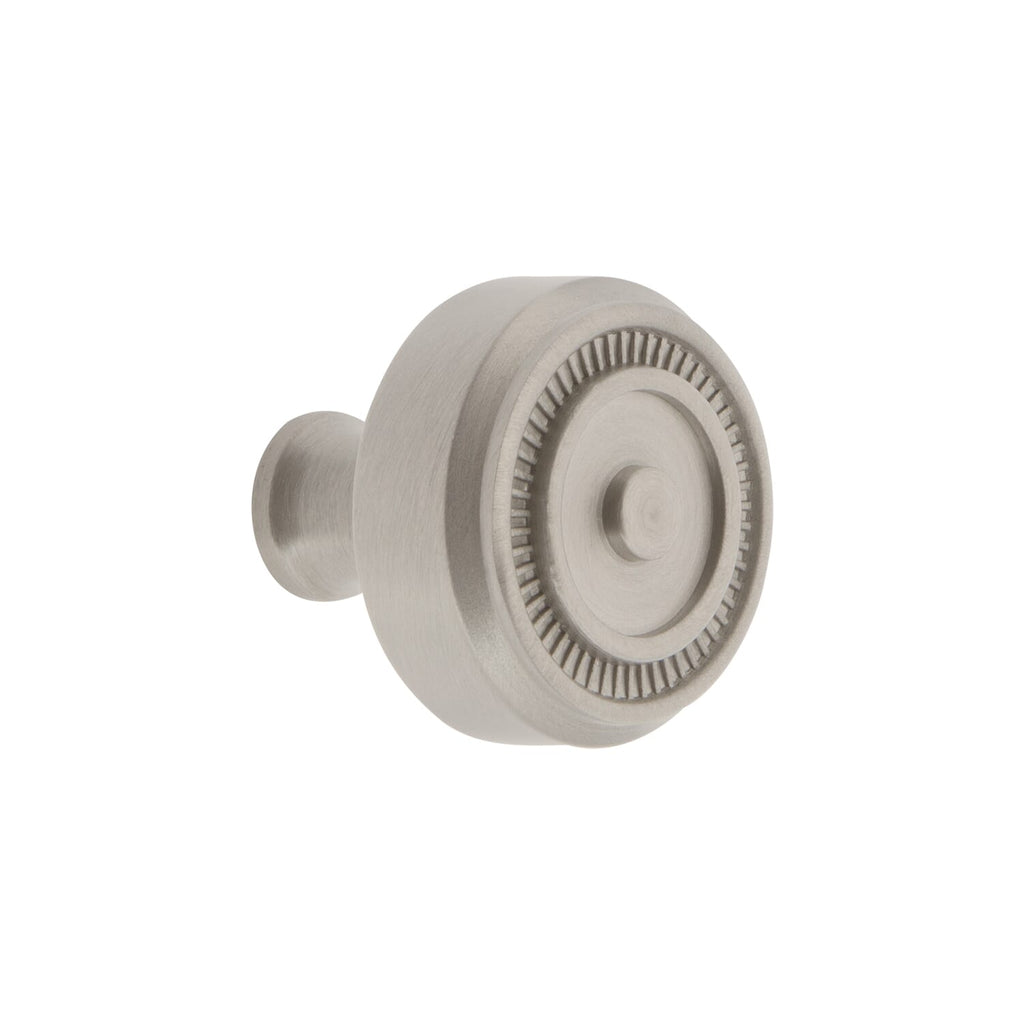 Soleil 1-3/8” Cabinet Knob in Satin Nickel