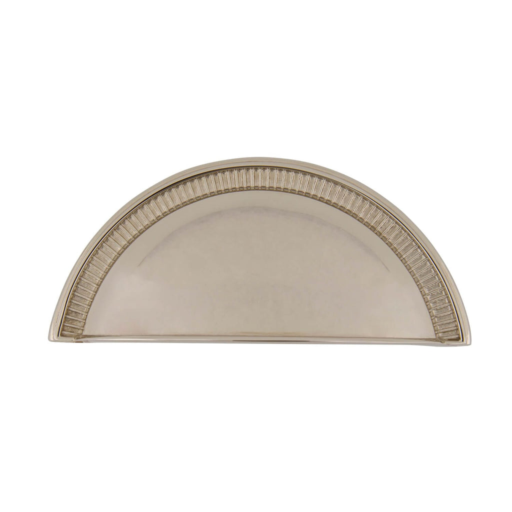 Soleil Cup Pull 3" on Center in Polished Nickel