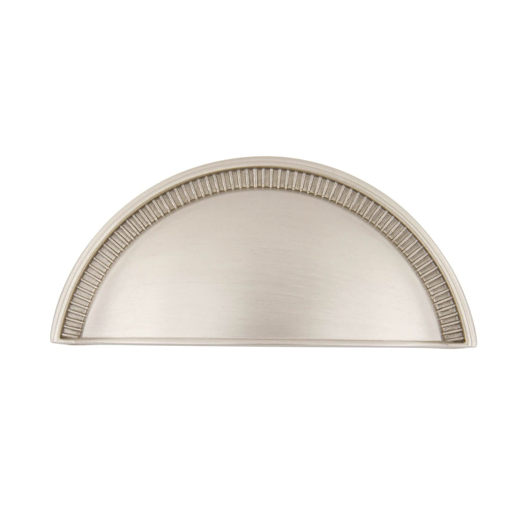 Soleil Cup Pull 3" on Center in Satin Nickel