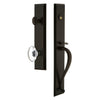 Fifth Avenue One-Piece Handleset with S Grip and Provence Knob in Timeless Bronze