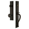 Fifth Avenue One-Piece Handleset with S Grip and Windsor Knob in Timeless Bronze