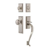 Fifth Avenue Plate S Grip Entry Set Fifth Avenue Knob in Satin Nickel