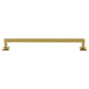 Geneva 8" Brass Handle Pull on center in Lifetime Brass