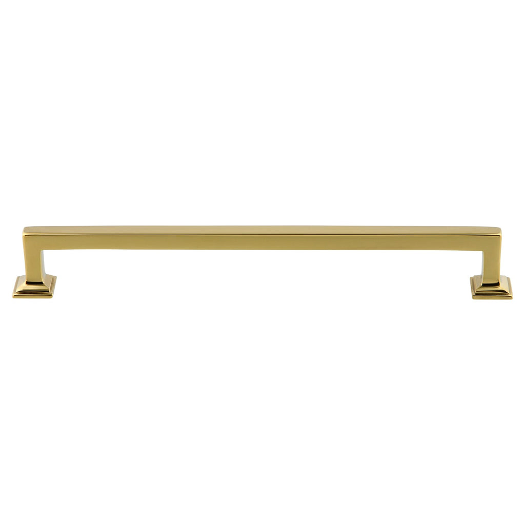 Geneva 8" Brass Handle Pull on center in Lifetime Brass