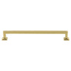 Geneva 8" Brass Handle Pull on center in Polished Brass