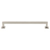 Geneva 8" Brass Handle Pull on center in Polished Nickel