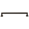 Geneva 8" Brass Handle Pull on center in Timeless Bronze