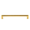 Carré 8" Brass Handle Pull on center in Lifetime Brass