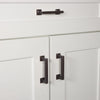 Geneva 3" Brass Handle Pull on center in Timeless Bronze