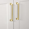 Geneva 6" Brass Handle Pull on center in Polished Brass