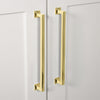 Geneva 8" Brass Handle Pull on center in Lifetime Brass