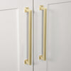 Geneva 8" Brass Handle Pull on center in Satin Brass