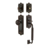 Windsor Plate C Grip Entry Set Windsor Knob in Timeless Bronze