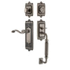 Windsor Plate F Grip Entry Set Portofino Lever in Antique Pewter