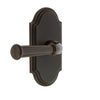 Arc Short Plate with Georgetown Lever in Timeless Bronze