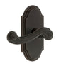 Arc Short Plate with Newport Lever in Timeless Bronze