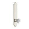 Arc Tall Plate with Chambord Crystal Knob in Polished Nickel